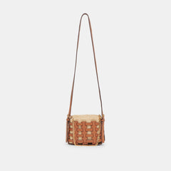 CASSIS CROSSBODY SADDLE NATURAL RAFFIA
 – Dolce Vita / Dolce Vita
