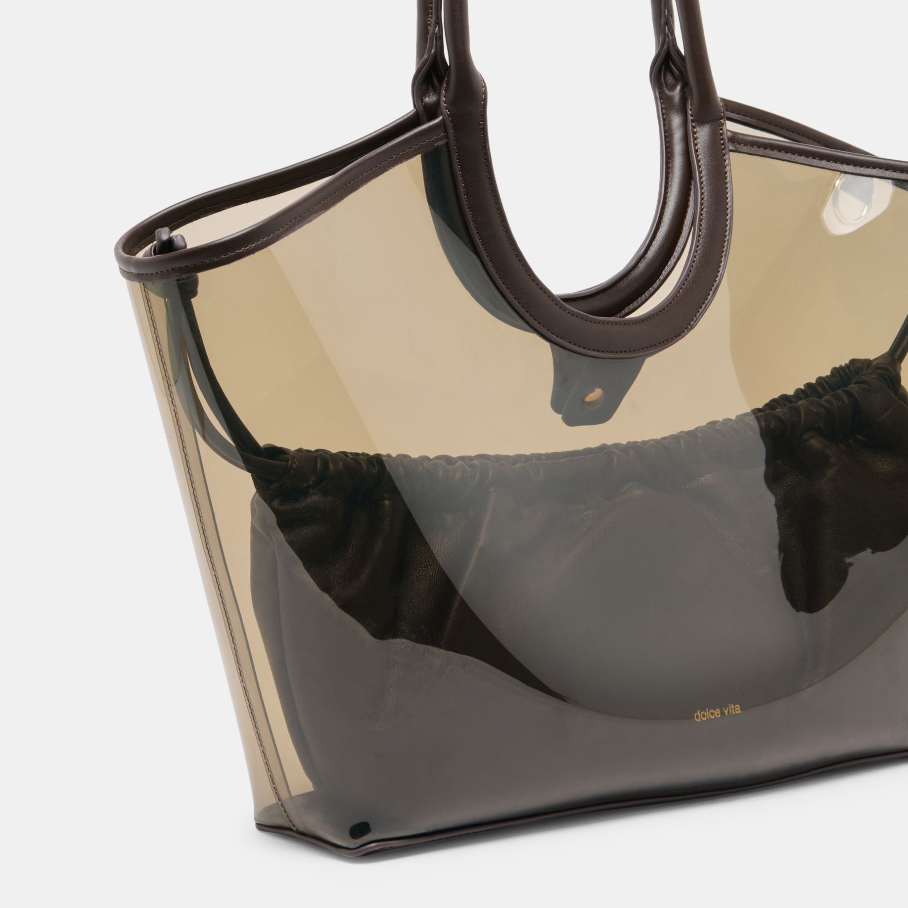 GISELLE Smoke Jelly Tote Shoulder Bag / Dolce Vita