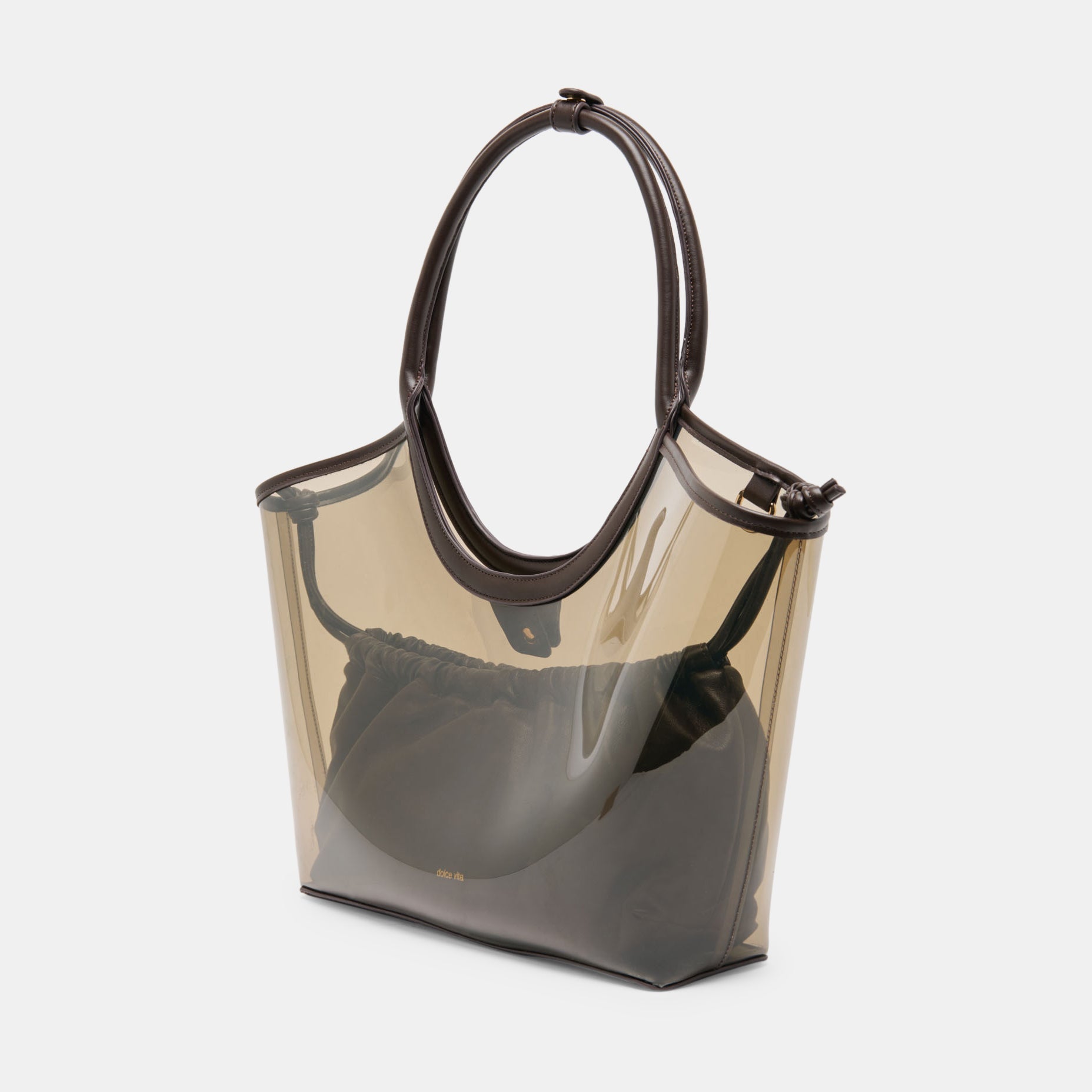 GISELLE Smoke Jelly Tote Shoulder Bag / Dolce Vita