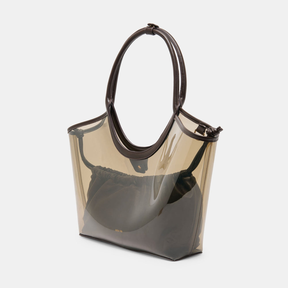GISELLE Smoke Jelly Tote Shoulder Bag / Dolce Vita