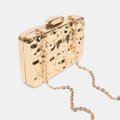 Delia Gold Metal Clutch / Dolce Vita