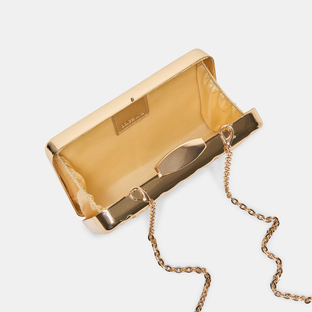 Delia Gold Metal Clutch / Dolce Vita