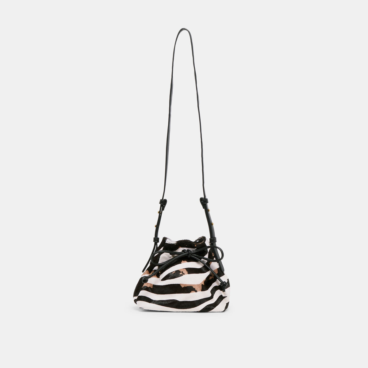 Randi Zebra Calf Hair Crossbody / Dolce Vita