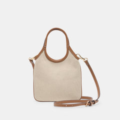 SYLVENE Natural Canvas Removable Crossbody Handbag / Dolce Vita