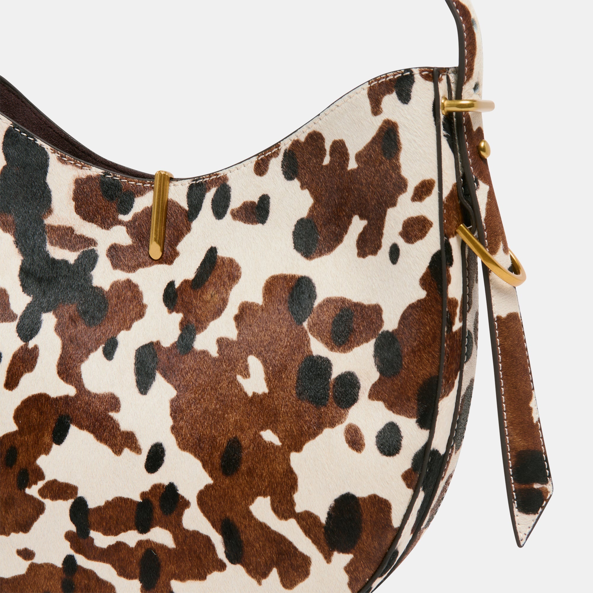 Bree Cocoa Calf Hair Shoulder Bag / Dolce Vita