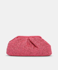 CRISSY Clutch Bag Orchid Raffia | Orchid Clutch Purse
 – Dolce Vita / Dolce Vita