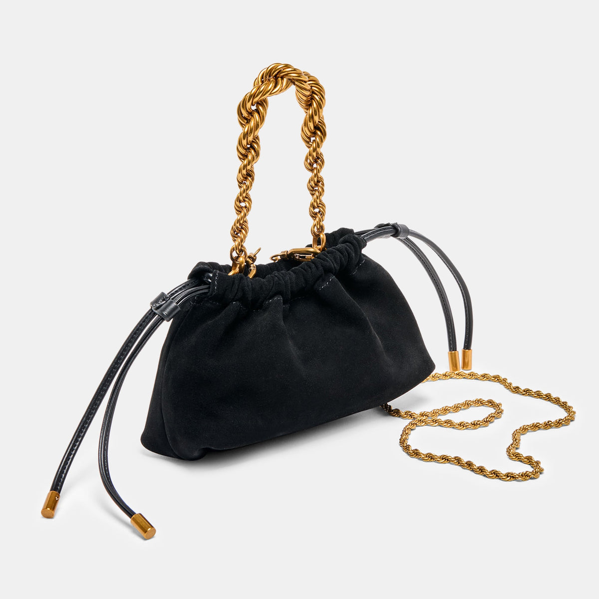 Cleo Black Suede Crossbody / Dolce Vita