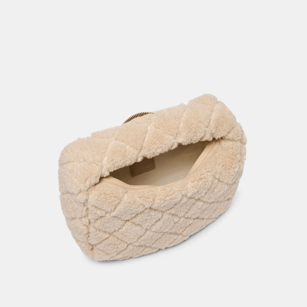 Frankie Natural Plush Handbag / Dolce Vita