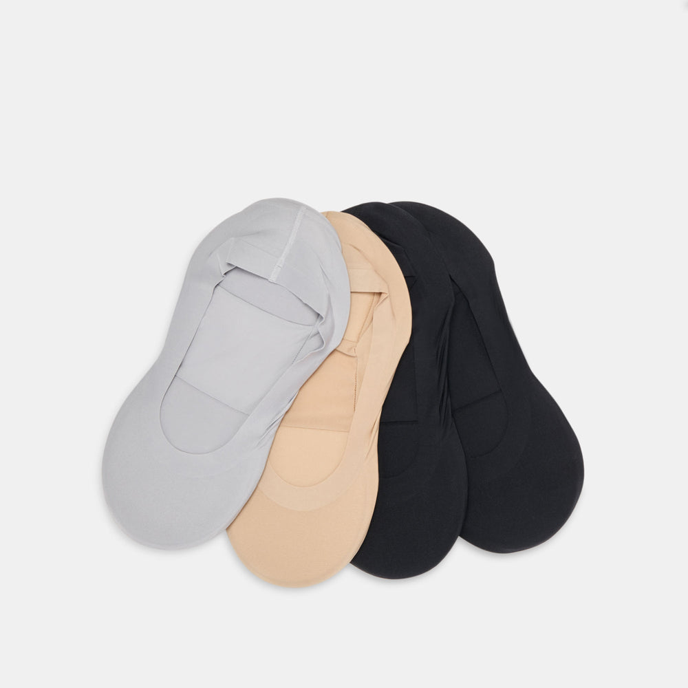4 Pack No-Show Multi Cushioned Socks / Dolce Vita