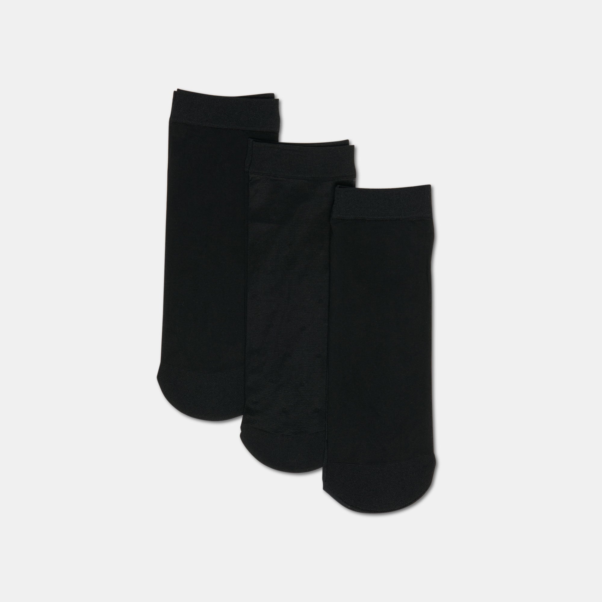 3-Pack Ditsy Dot Black Sheer Anklet Socks / Dolce Vita