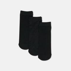 3-Pack Ditsy Dot Black Sheer Anklet Socks / Dolce Vita