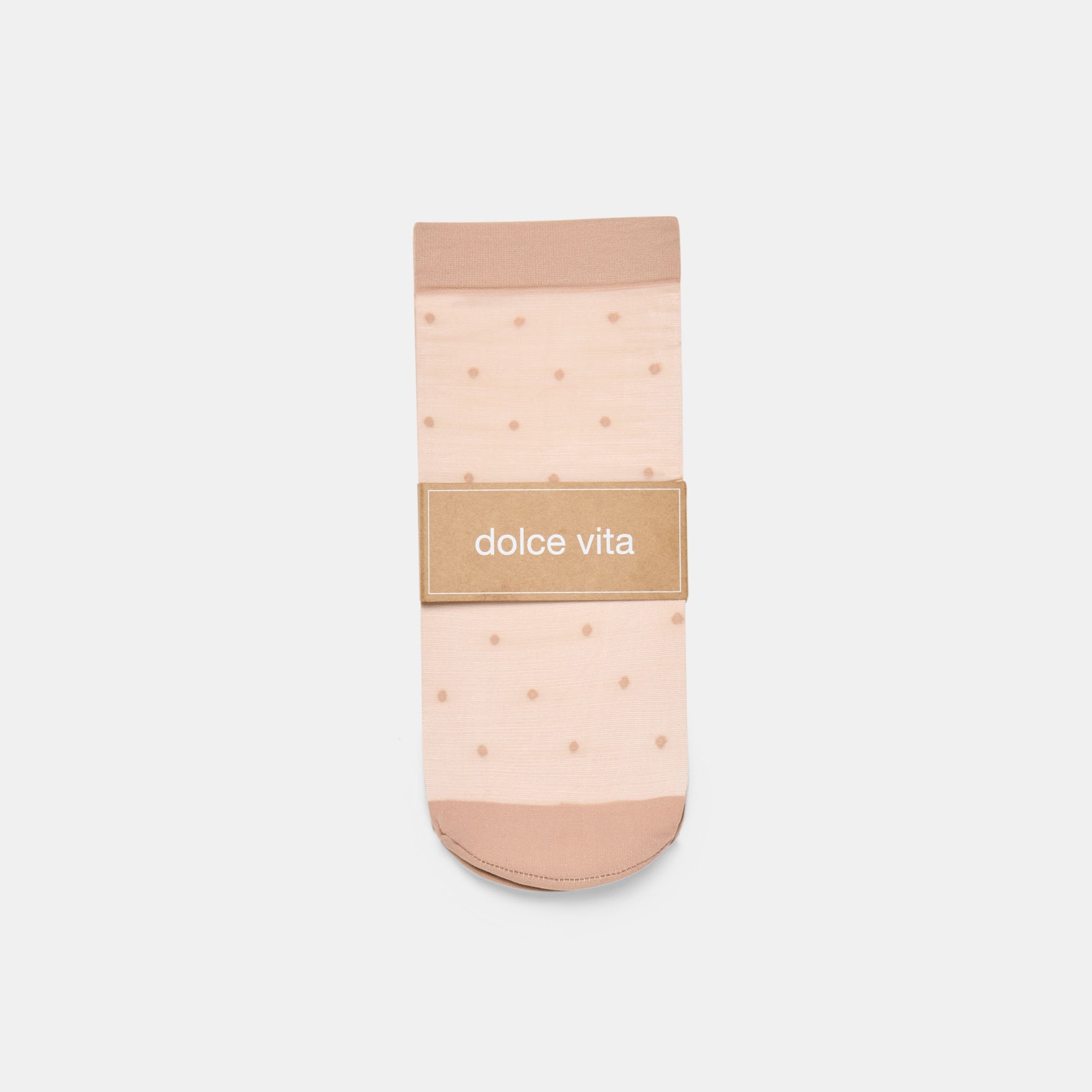 3-Pack Ditsy Dot Blush Sheer Anklet Socks / Dolce Vita