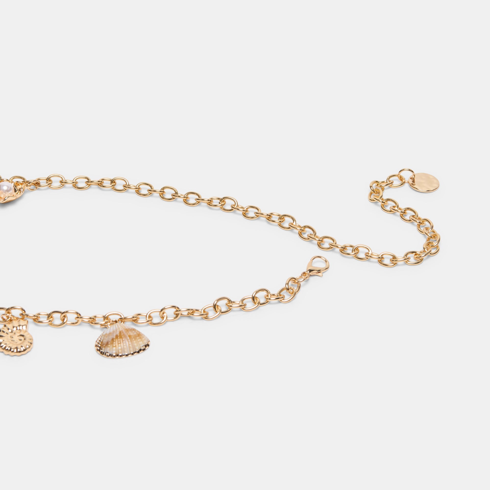 Shell Gold Chain Link Belt / Dolce Vita
