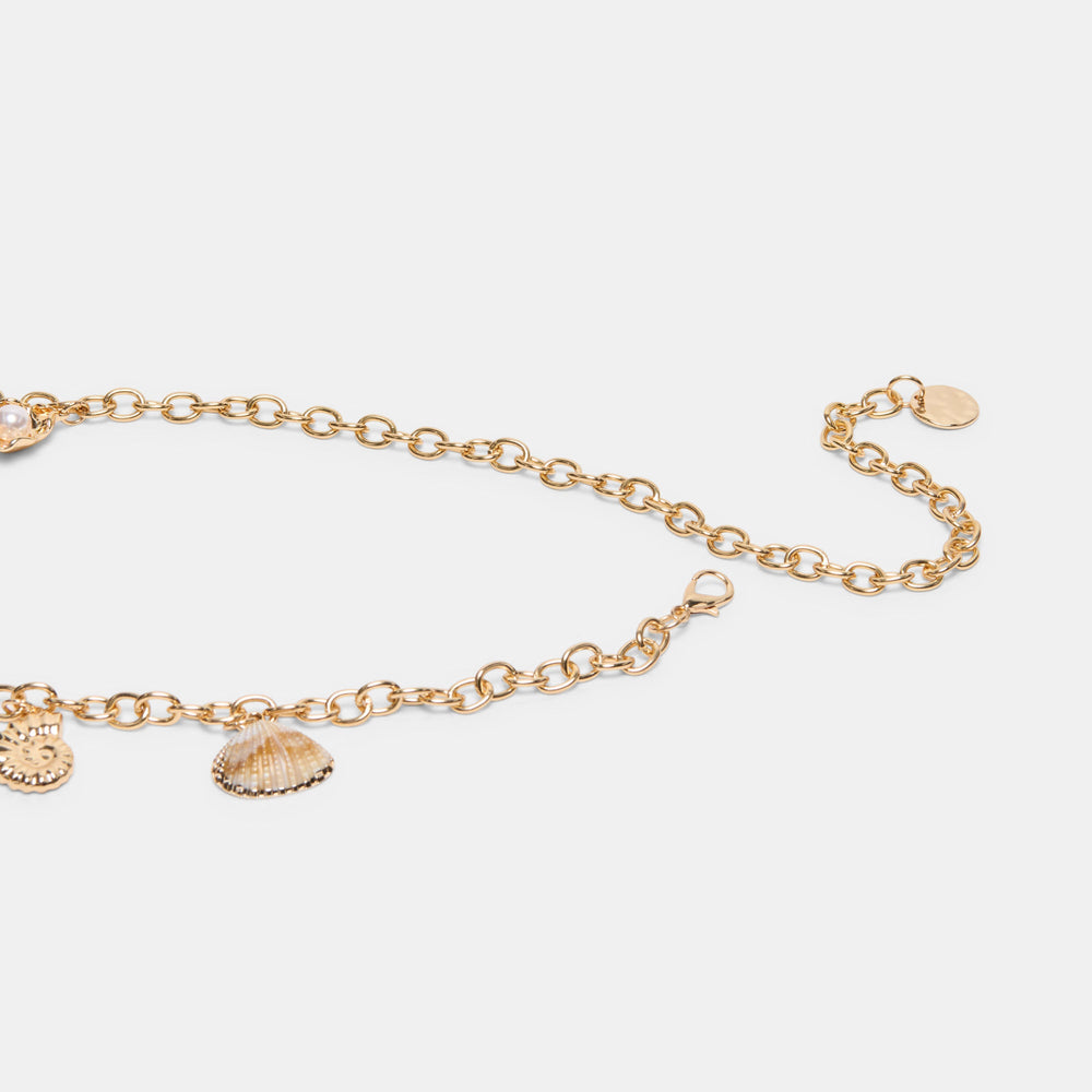 Shell Gold Chain Link Belt / Dolce Vita