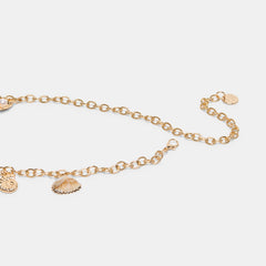 Shell Gold Chain Link Belt / Dolce Vita